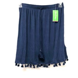 NWT Lilly Pulitzer navy skirt size small